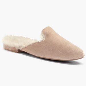 Birdies Cream Velvet Mules